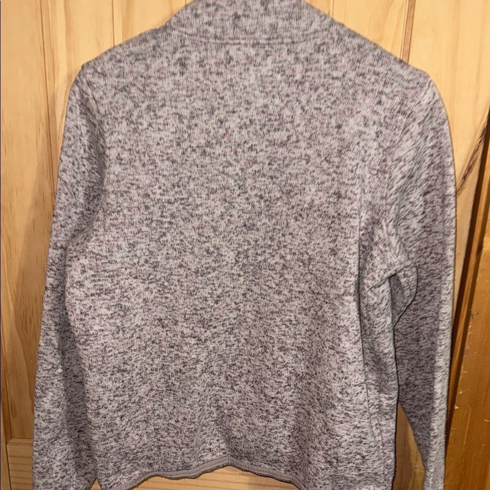 Thread & Supply Heathered Cowl Neck Sweater - Purple - Picture 3 of 5